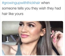 #ThickHairProblems